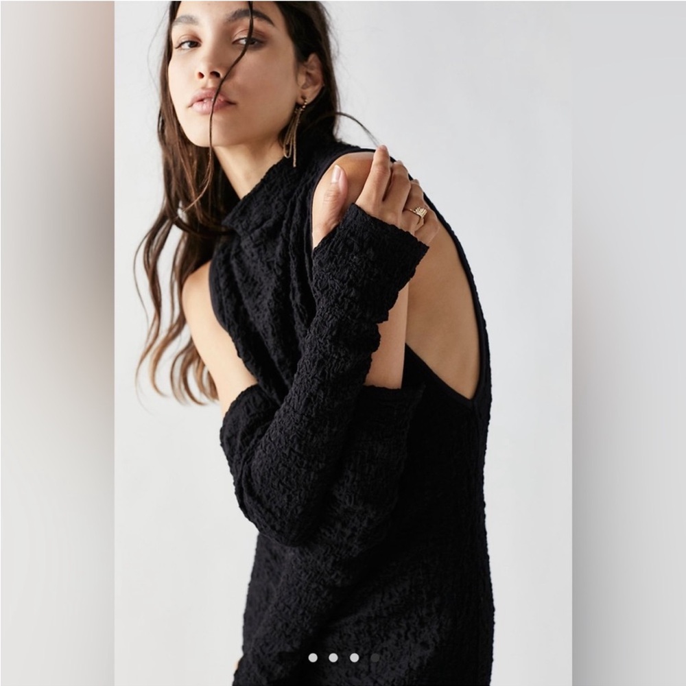 Free People Ava Dress Gloves Set Black M - Picture 3 of 12